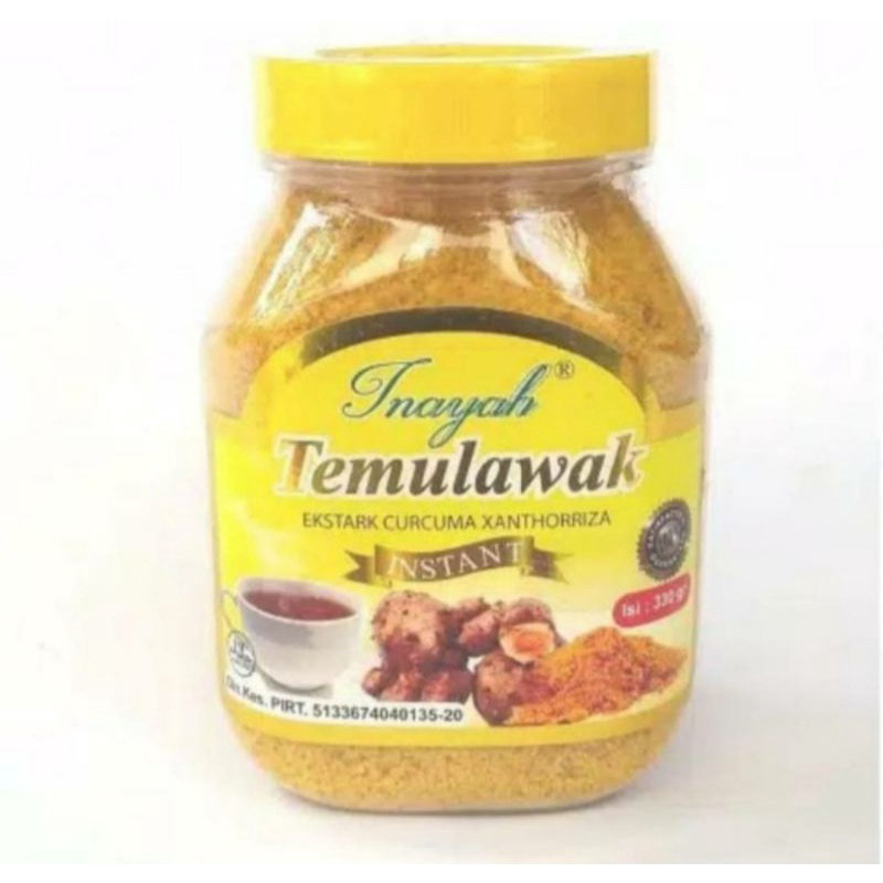 

Serbuk Temulawak Instan Inayah 330gr | Minuman Serbuk Temulawak