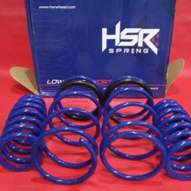 per ceper honda jazz LOWERING KIT HSR BLUE HONDA JAZZ SETARA EIBACH