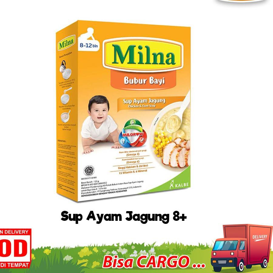 Menarik - Milna Bubur Bayi Lanjutan 8 bulan + Bubur Bayi Instan 120 gram