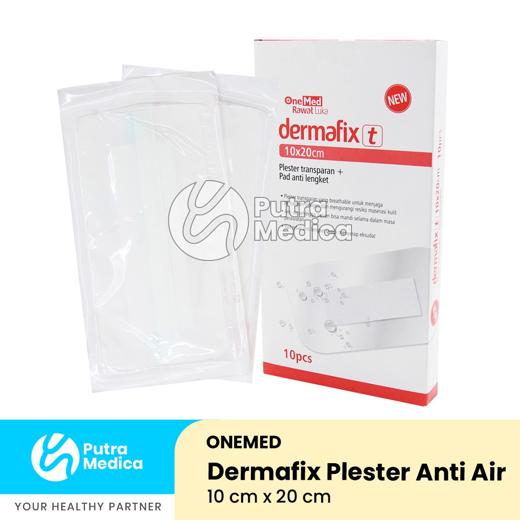 Onemed Dermafix Plester Anti Air 10x20cm - 1 Pc / Penutup Luka Pasca Operasi