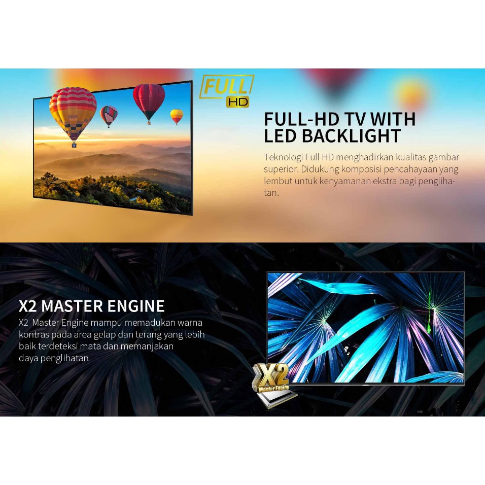 SHARP LED Digital TV 42 Inch Full HD DVB-T2 LED TV 2T-C42BD1I C42BD1I 42BD