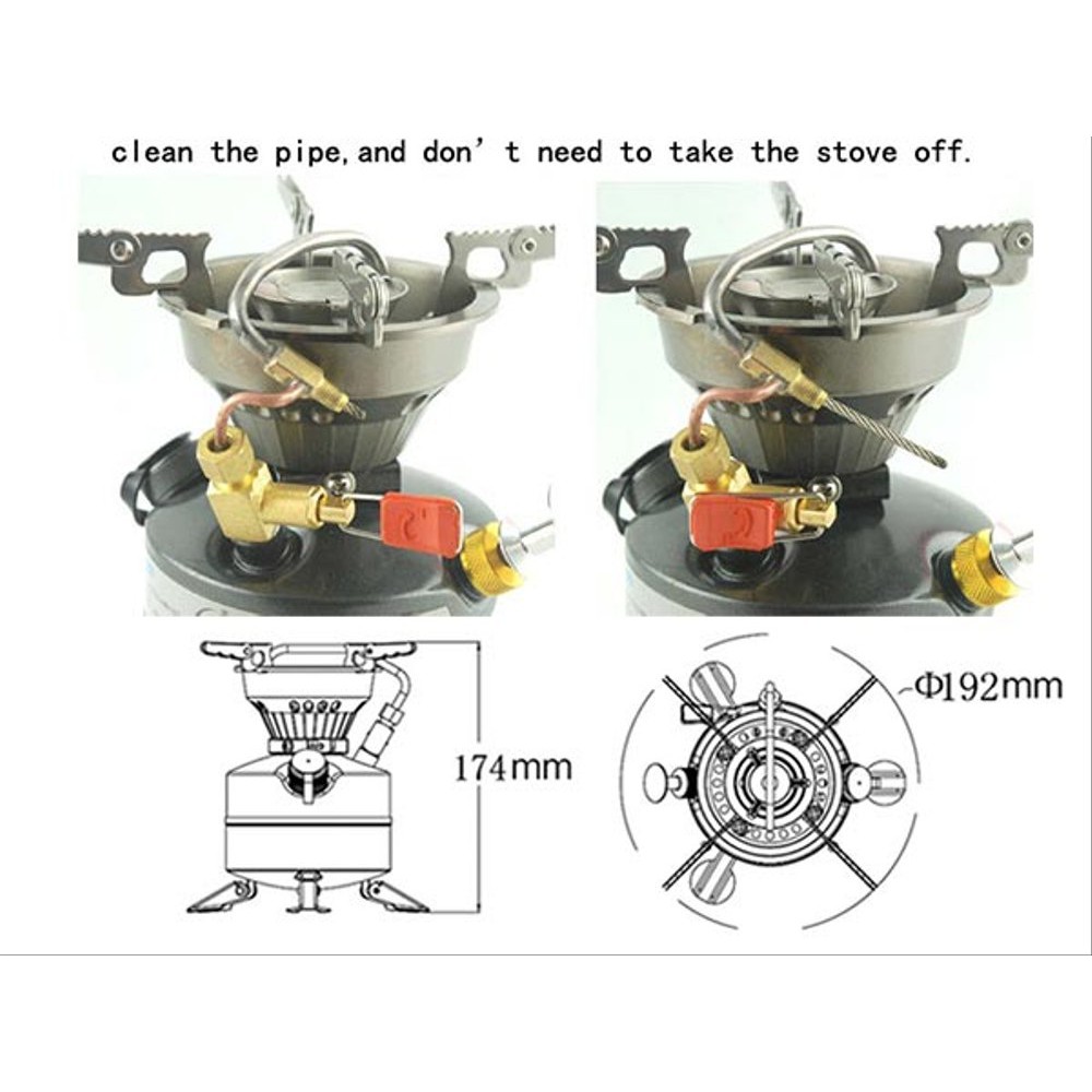 Kompor Camping Tabung BRS 12 A Outdoor Multifuel Bensin Stove BRS - 12A -