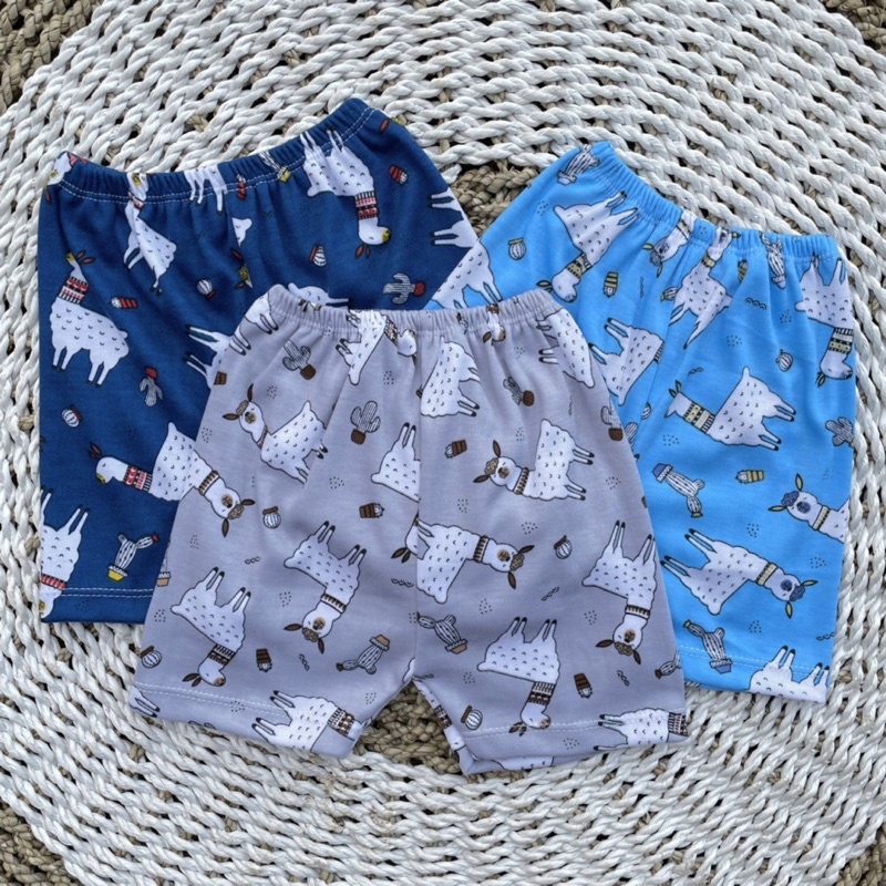 3 PCS Celana Pendek Bayi Celana Bayi Baru Lahir DNW BABY