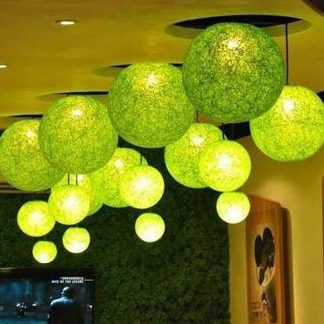 BAYAR COD lampion benang gantung diameter 30cm TERUJI Kode 550