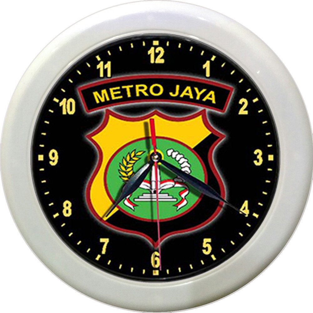 JAM DINDING POLDA NUSA TENGGARA BARAT   (DIAMETER 30CM)