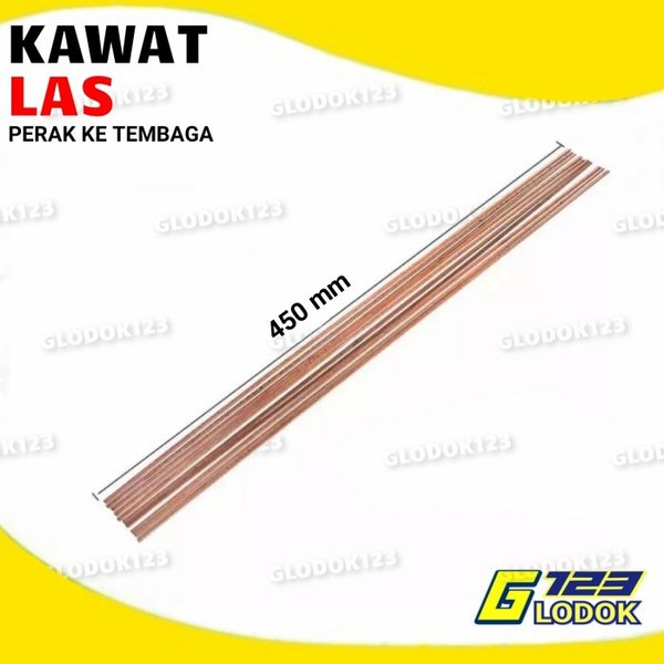 Kawat Perak Las Tembaga Pipa AC Kulkas Welding Brazing Alloy Harris 0