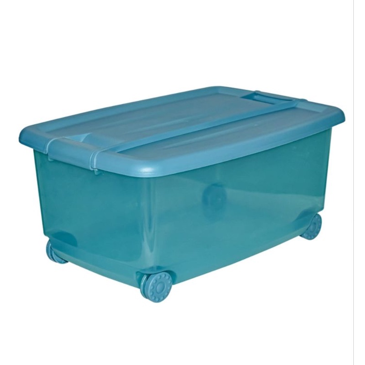 STORA Kotak Penyimpanan Dengan Roda/Storage Box Serbaguna 45Ltr