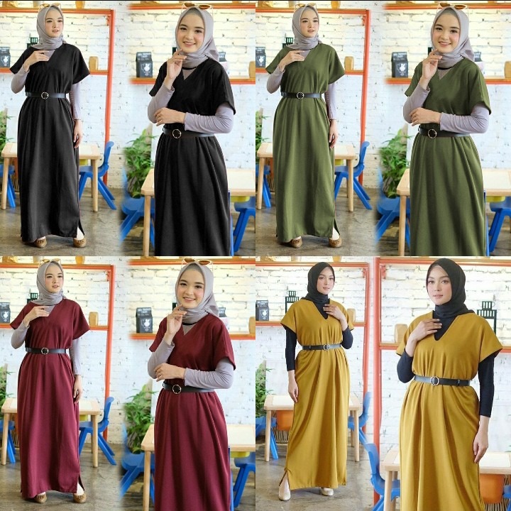 [HNFK] Tunik Leisa / Tunik Wanita Hijab / Tunik / Baju Tunik Wanita Terbaru / Tunik Panjang