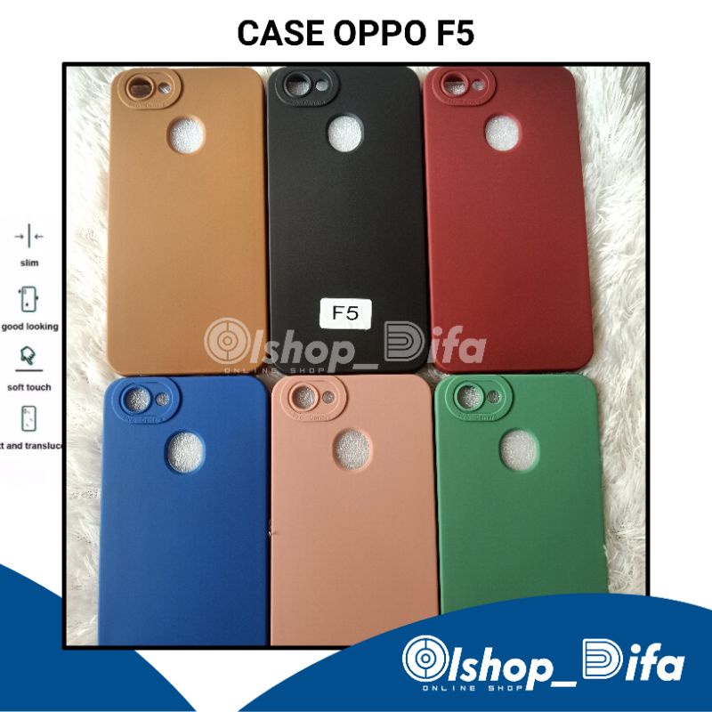 CASE Oppo F5 Sofches Silikon Maracron pro camera