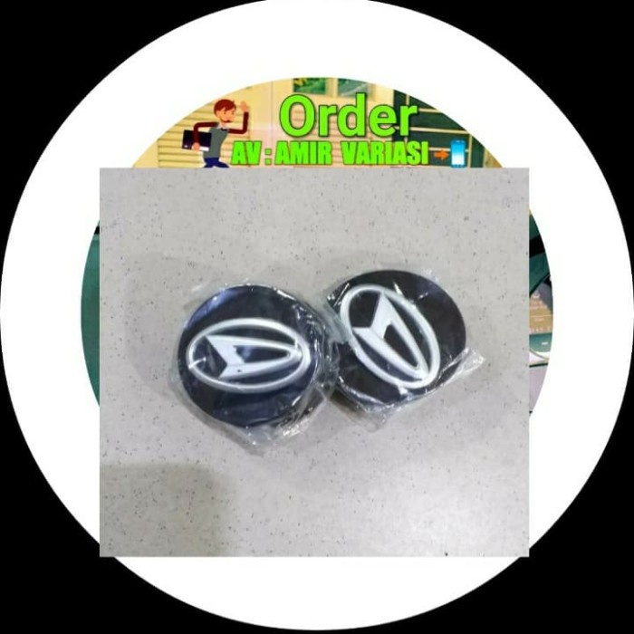 Dop roda tutup baut roda mobil logo Daihatsu