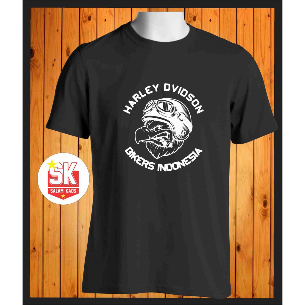 kaos pria sepeda harley davidson