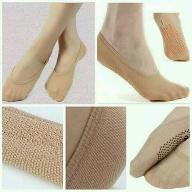 Kaos kaki anti slip bawah mata kaki bawah butiran karet adem nyaman