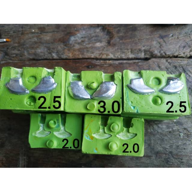 Cetakan Timah Sinker Egi Cetakan Timah Egi Kapela Umpan Cumi