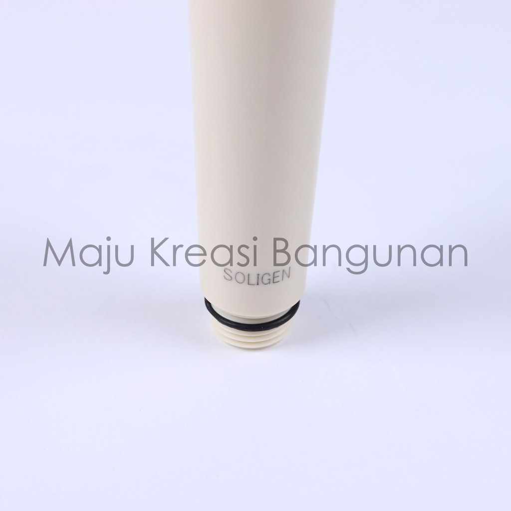 Kepala Jet Shower Bidet Toilet Kloset SOLIGEN Semprotan Air Washer Kamar Mandi Head Putih Chrome
