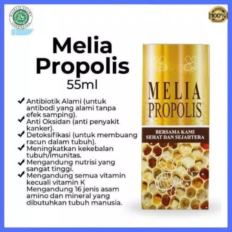 MELIA PROPOLIS 55ml ORIGINAL ASLI - PROPOLIS MELIA 55 ML ORI