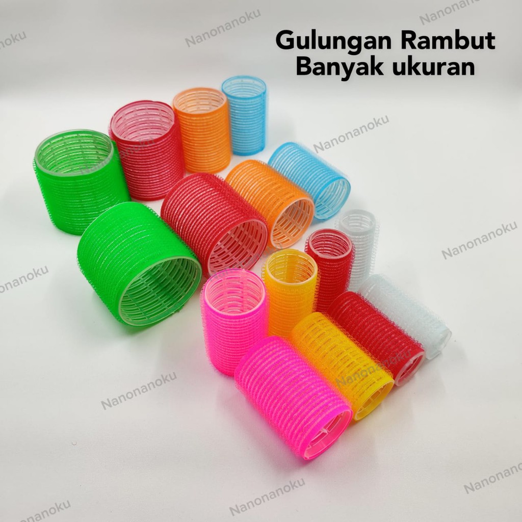 [6 pcs/ukuran] Gulungan/Roll Rambut/Hair Curler banyak ukuran