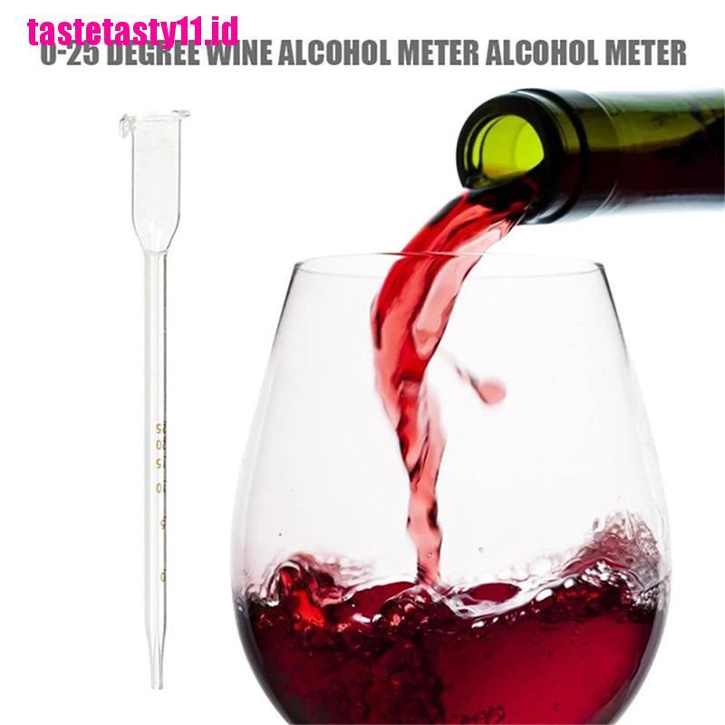 【TTID】Wine Alcohol Meter Fruit Wine Rice Wine Concentration Meter Wine Meter 25