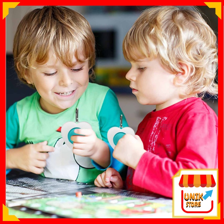 UNIK - M7048 Gantungan Fidget Pop It Mini /  Toys Lucu dan Imut / Gelembung Push Bubble Pop It Mini