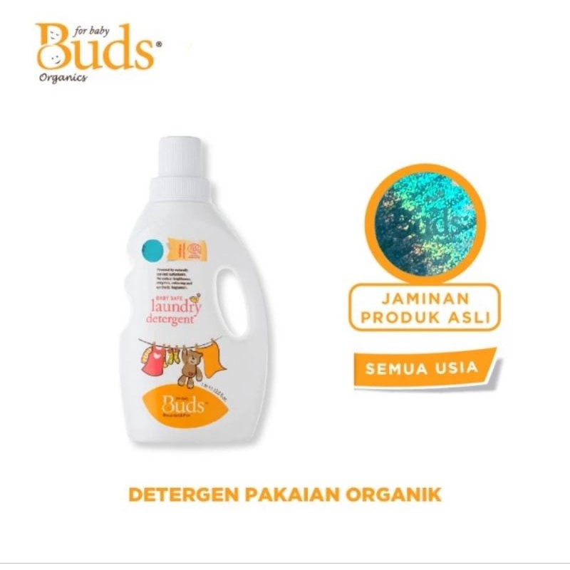 Buds Organics Baby Safe Laundry Detergent 1000 ml - Deterjen Pakaian Organik