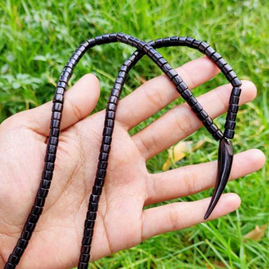 [✅COD] Kalung Kesehatan Kayu Kaukah Kaokah Kaoka Kokka Kokkah Koka Kauka Kokah Hitam Marjan Taji Aksesoris Fashion Pria Wanita Cewek Cowok Asli Original