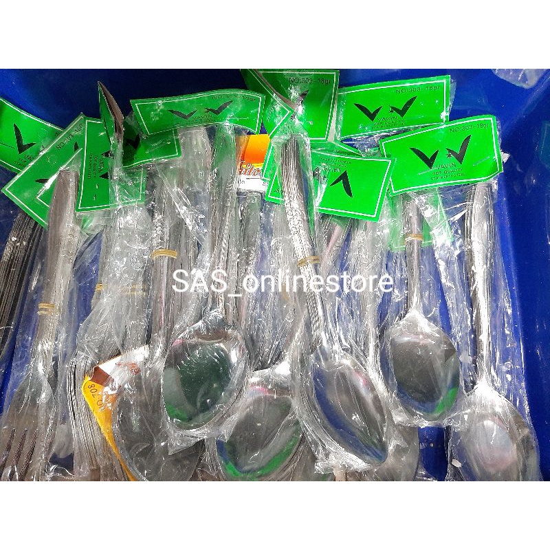 Sendok Makan Stainlees(1Lusin)12pcs Bisa cod/Sendok stenless