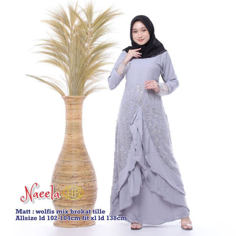 GAMIS NAEELA HALUS ADEM MURAH