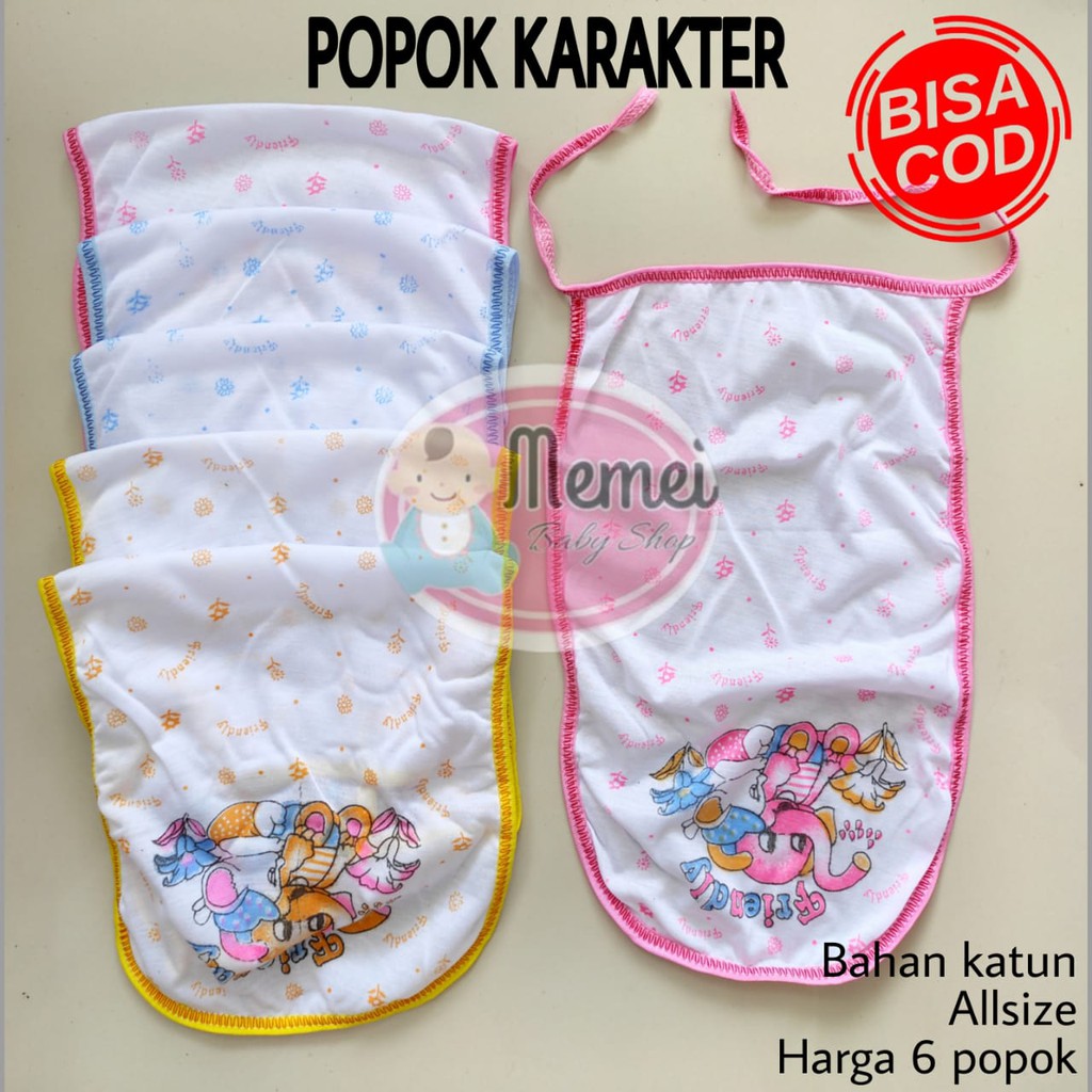 1/2 LUSIN (6 pcs) Popok bayi KARAKTER murah berkualitas