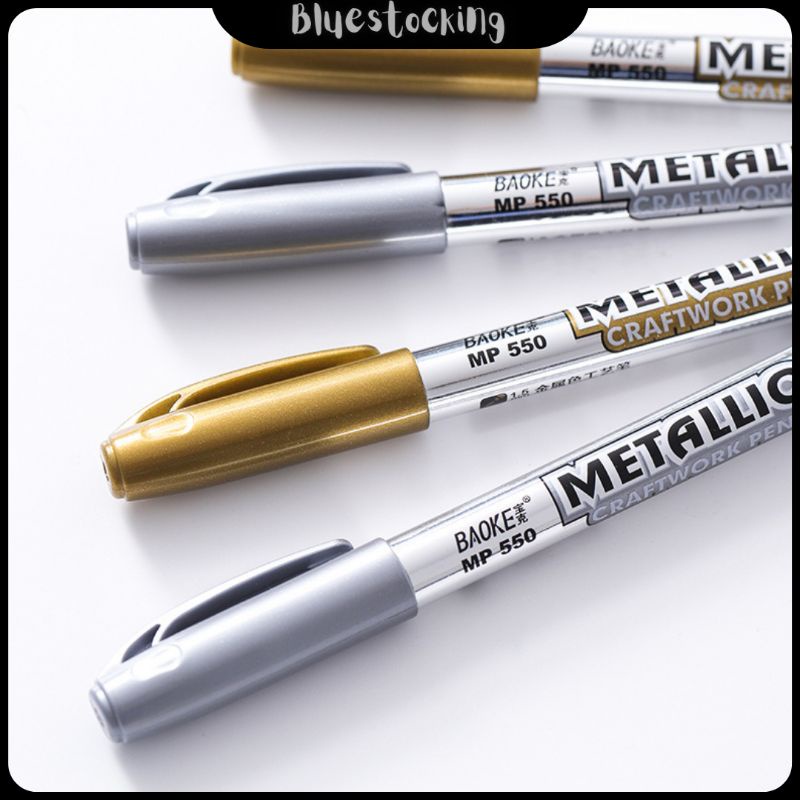 

Gold Silver Art Metallic Color Spidol Marker Bahan Metal