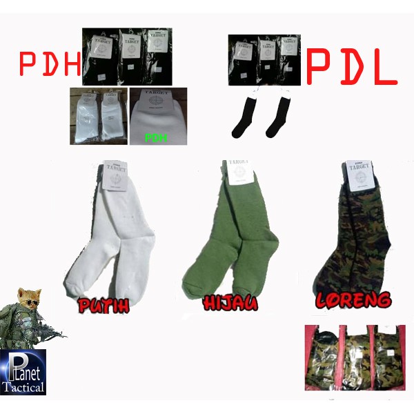 KAOS KAKI PDH PDL ZONA TARGET