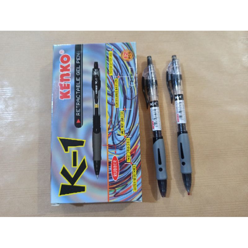 

Pulpen Gel Kenko K1 0,5mm isi 12 pcs per pack