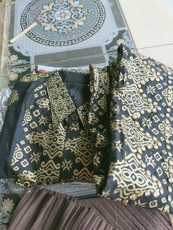 Coupel Batik  Asanti Songket Palembang  Songket Hitam Mewah Cantik