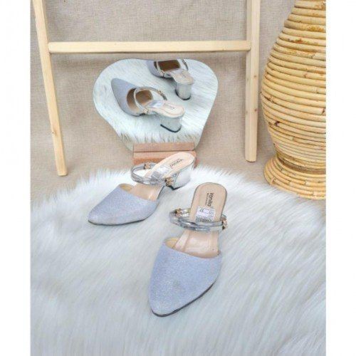 SEPATU HAK TAHU WANITA PEREMPUAN CEWEK SENDAL SANDAL HAK PENDEK