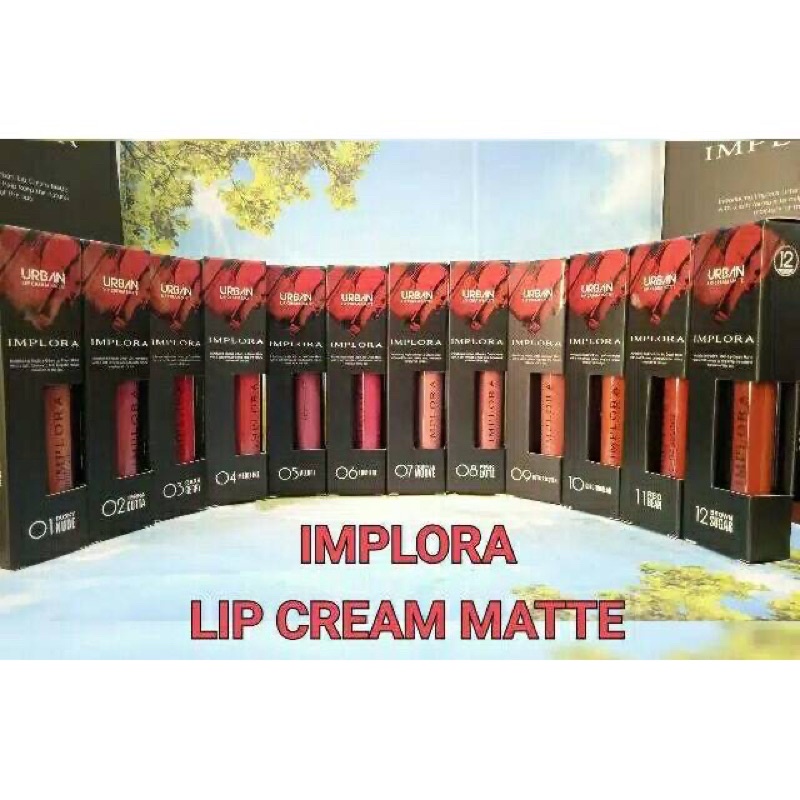 [BPOM] READY IMPLORA URBAN LIP CREAM MATTE