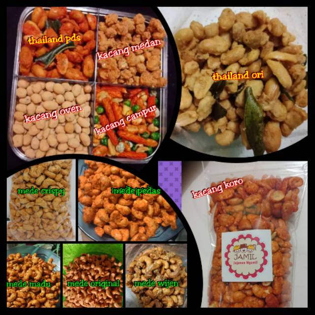 Aneka kacang mede & kacang-kacangan 500gr | Shopee Indonesia