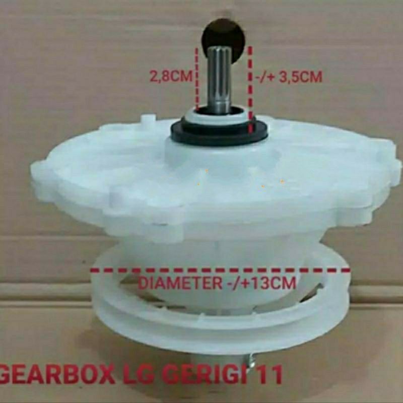 GERBOX , GEARBOX MESIN CUCI LG GERIGI 11 - LG WP 1460 R