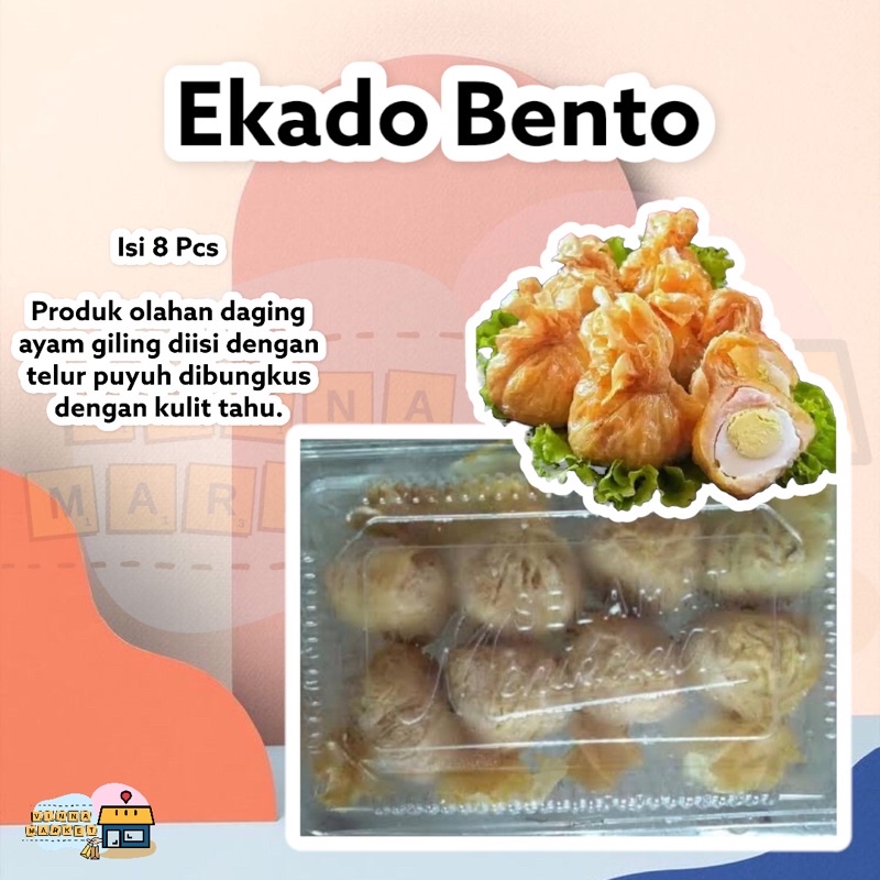 

Ekado Bento / Olahan Ayam Isi Telur Puyuh 8 Pcs