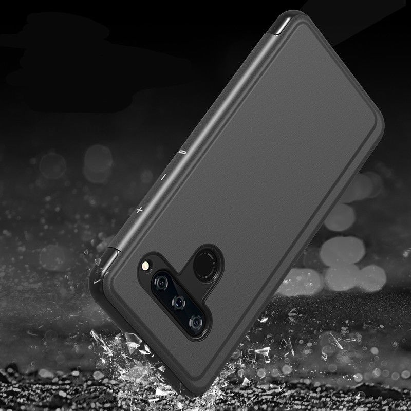 Flip View Redmi 7A 8 8A / Realme 5 5 Pro X K3 / Y19 - Clear Case Casing Cover Standing Mirror