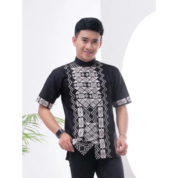 NEW ARRIVAL DISTRO BATIK PRIA BORDIR SOGAN HRB026 BATIKAF NOTOARTO