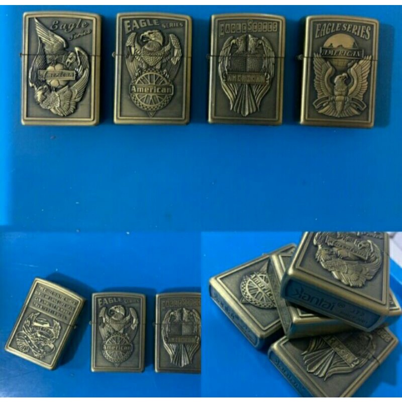 Cod Korek Api Zippo Mancis Gambar timbul