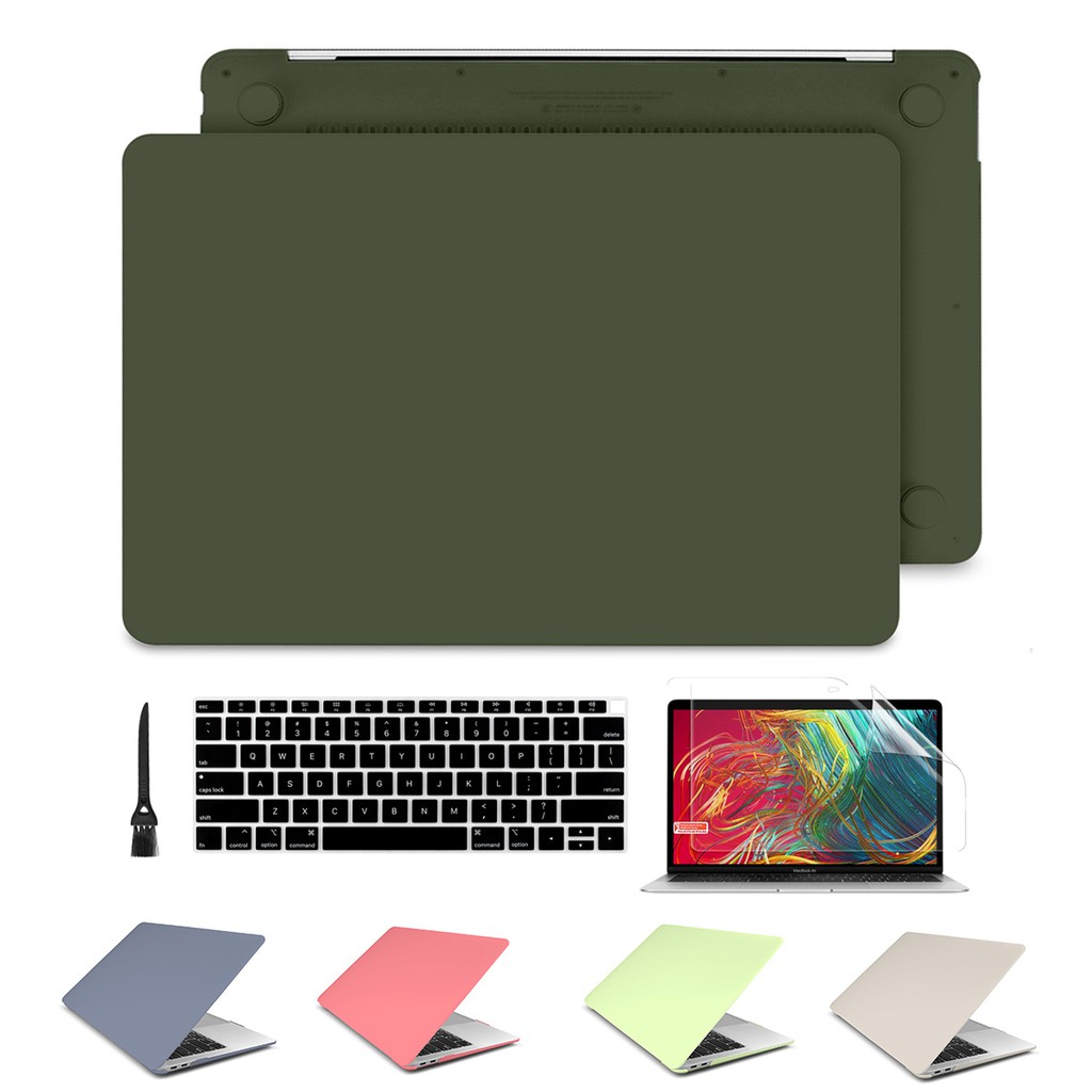 Midnight green Proteksi Belakang Warna  Warni  untuk Macbook 