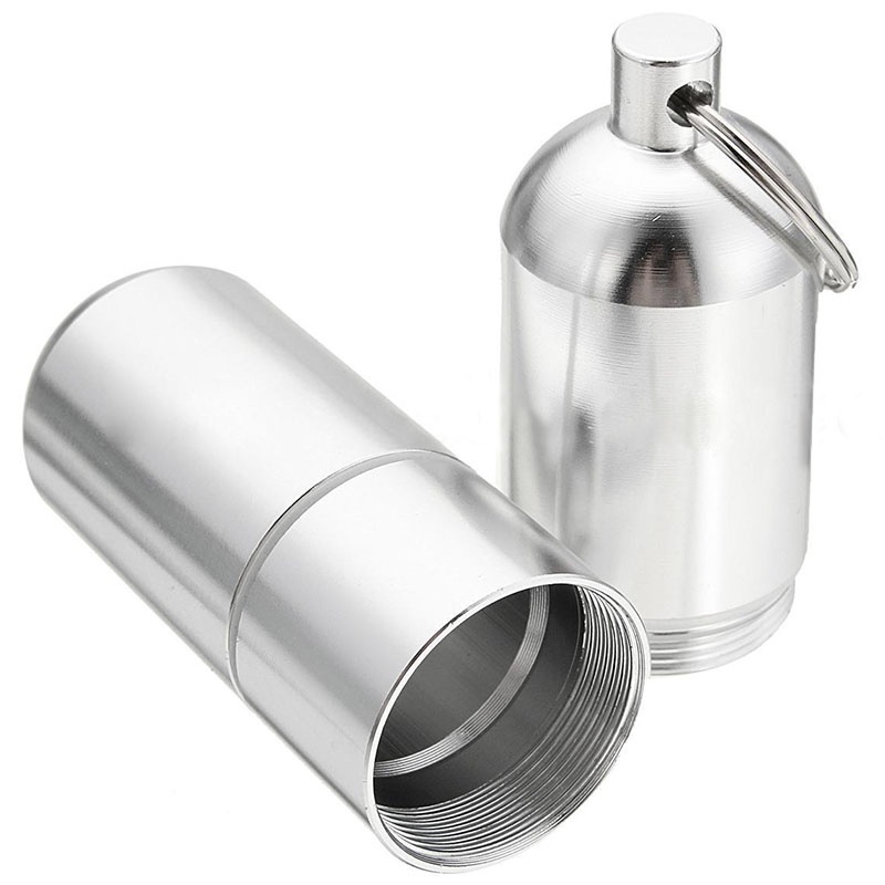 Case Bungkus Rokok Cylinder Stainless Steel Cigarette Case - LCLYL