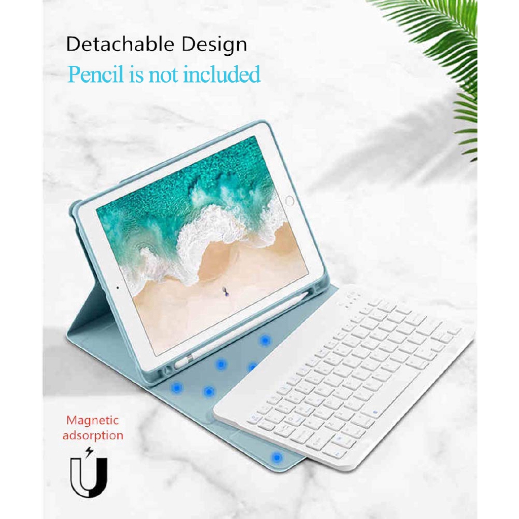 【Beli dua diskon 20%】 Goojodoq Casing Smart Keyboard Bluetooth Untuk For Ipad 10.2 2019 For Smart Phone