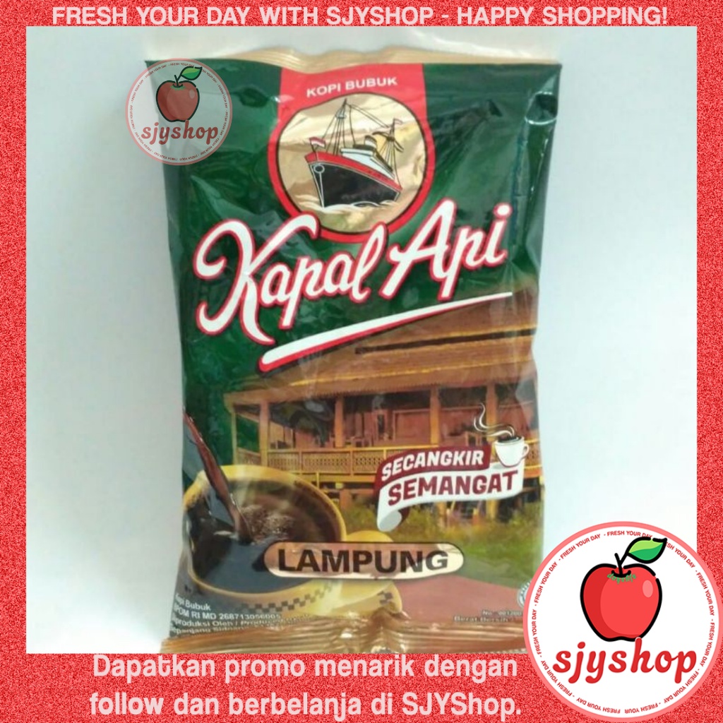 

Kopi Kapal Api Lampung Refill 175 gram / Kopi Bubuk