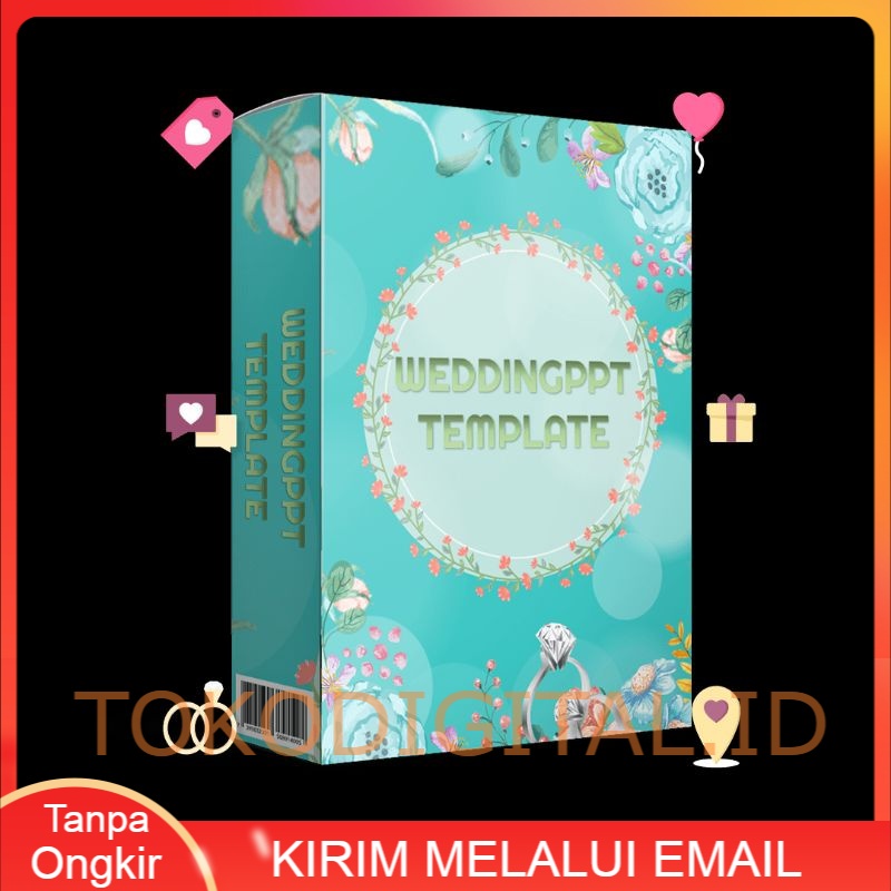 UNDANGAN NIKAH PPT WEDDING PPT TEMPLATE DESAIN PERNIKAHAN POWERPOINT DIGITAL MARKETING ONLINE PELUAN