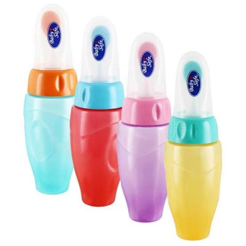 Baby Safe Bottle Spoon Soft Squeeze Botol Sendok JP029