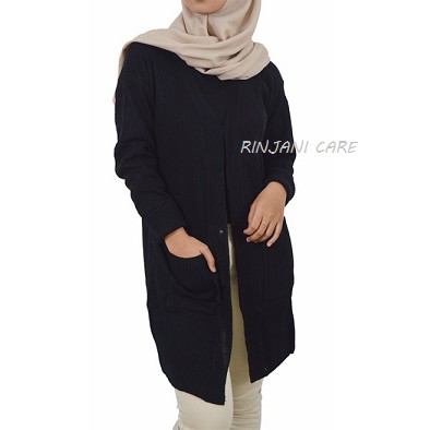 Cardigan Belle Oversize Cardigan Wanita Cardigan Rajut Long Cardigan