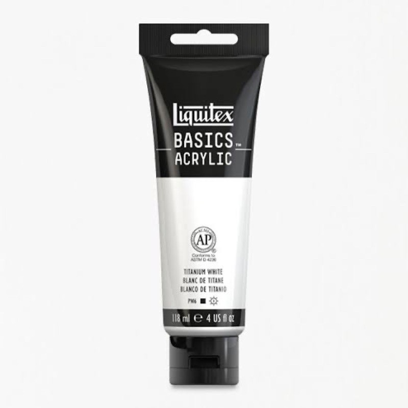 

Cat Acrylic Liquitex Basics 118ml Titanium White