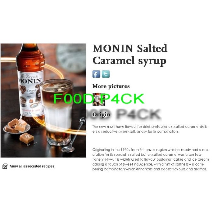 

MONIN SALTED CARAMEL SYRUP