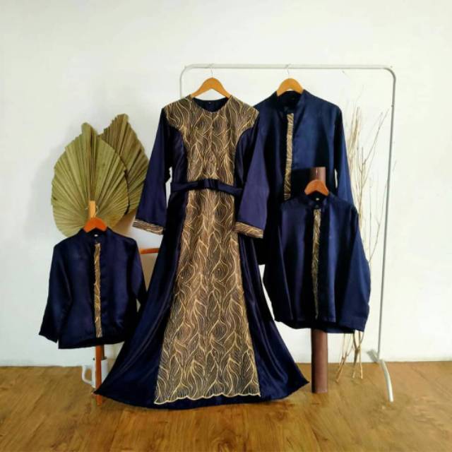 Family couple set malika ukuran (m-4L) jumbo