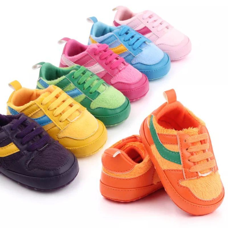 Sepatu Bayi Sneaker Colourfull - Sepatu Bayi Unisex Import S1155